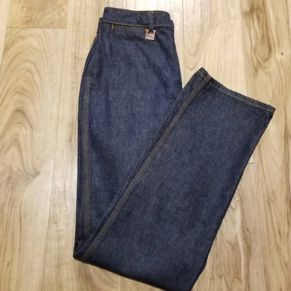 Vintage Sears JTF Mom Jeans 14 High Rise Dark Wash Denim 29x33